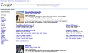 Find Local Movie ShowTimes, Find Local Movie With Google