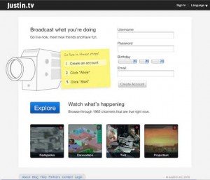 Justin.tv, Free Streaming, Live Video Broadcasts