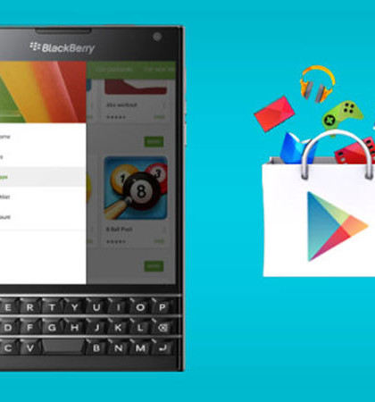 BlackBerry, Google Play Store